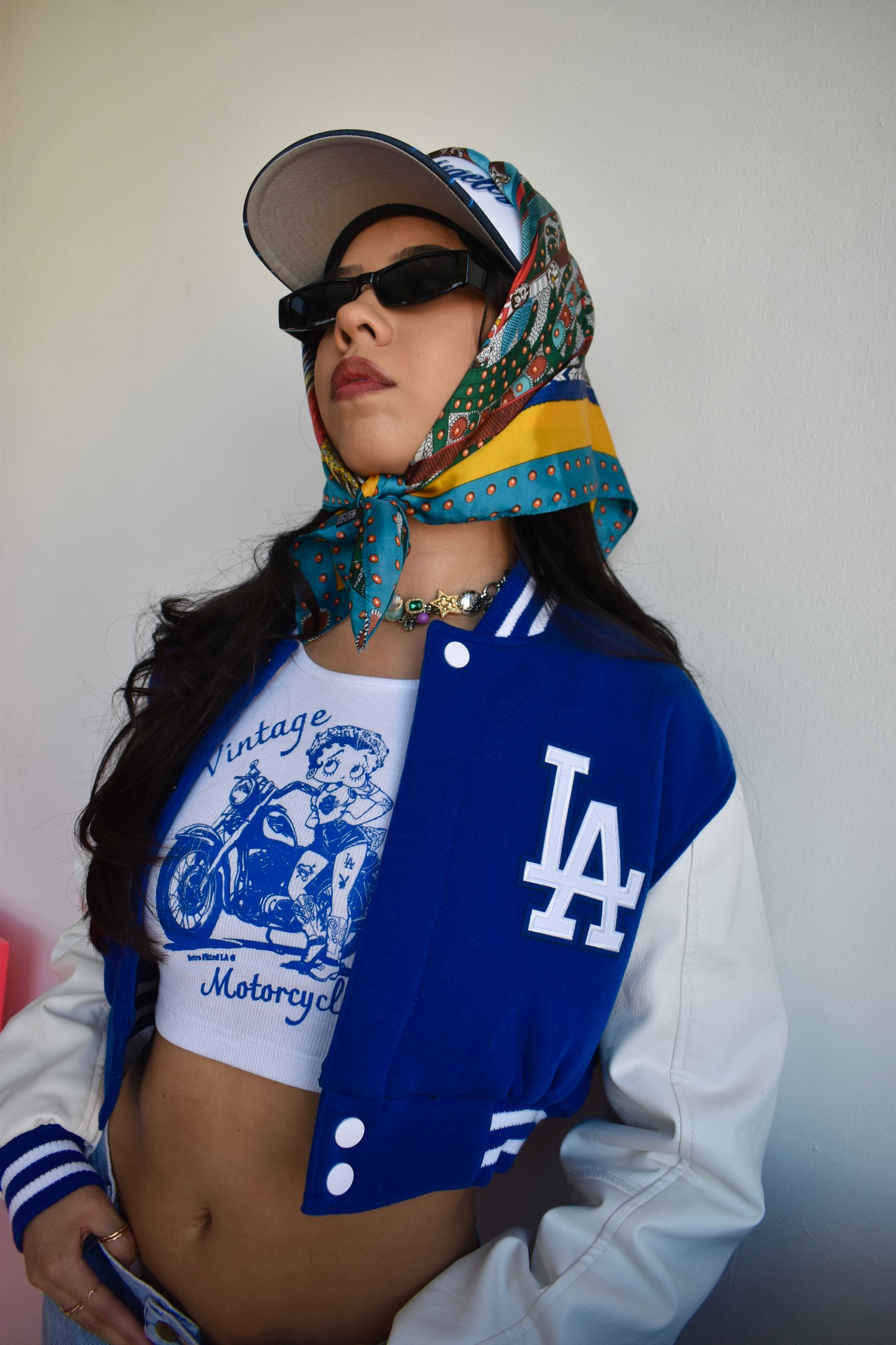 Crop Dodgers Jacket