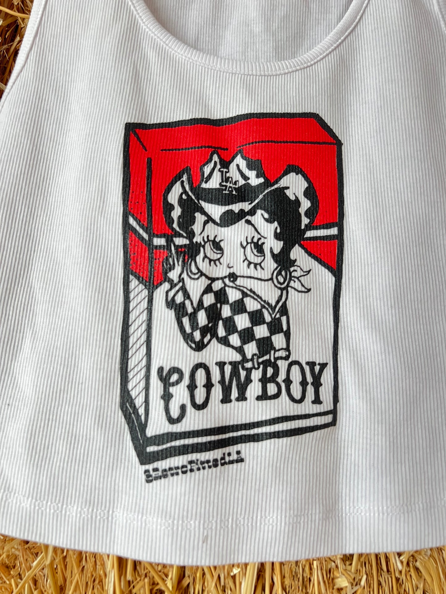 Cowboy Betty Boop Top