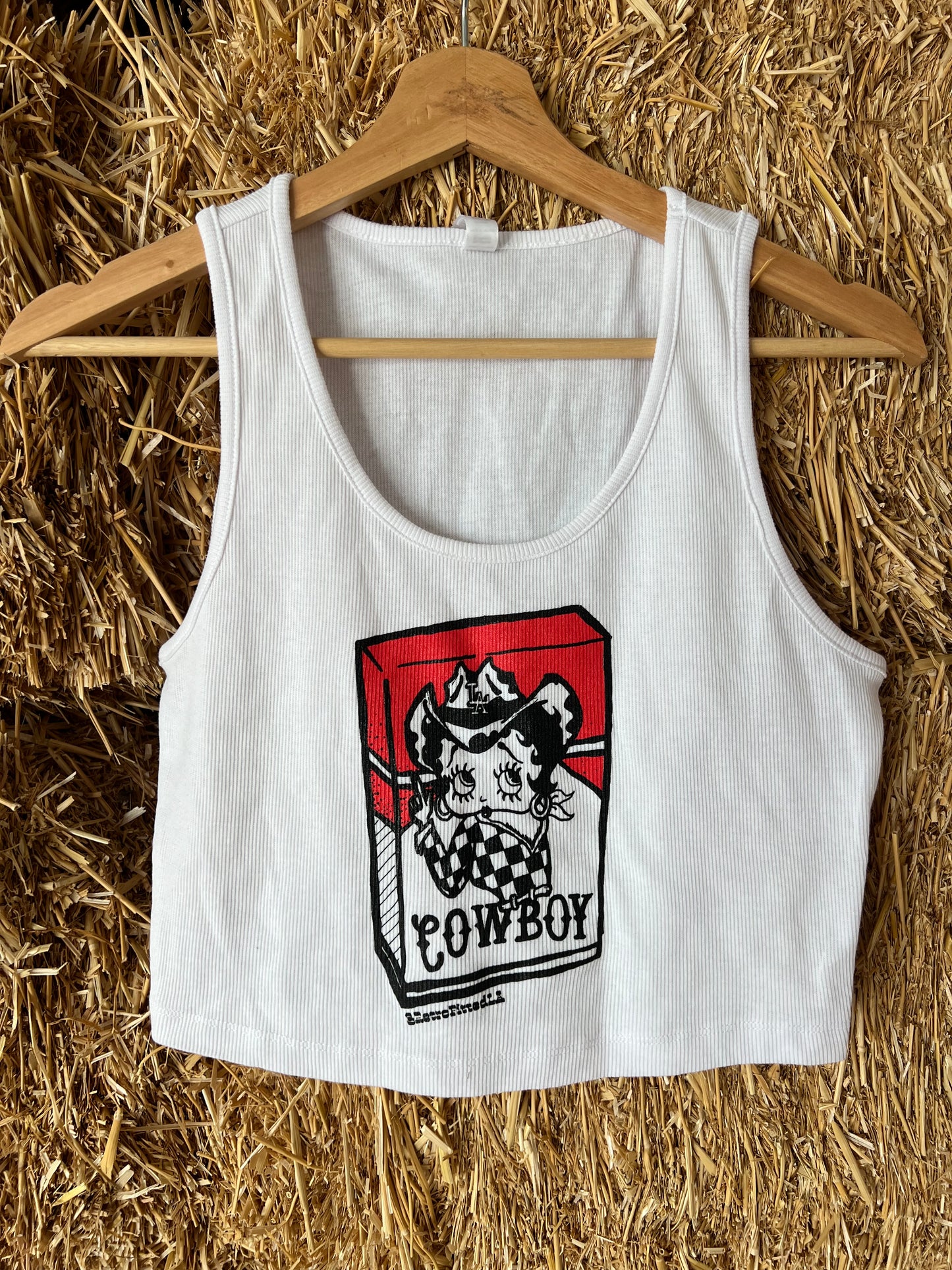 Cowboy Betty Boop Top