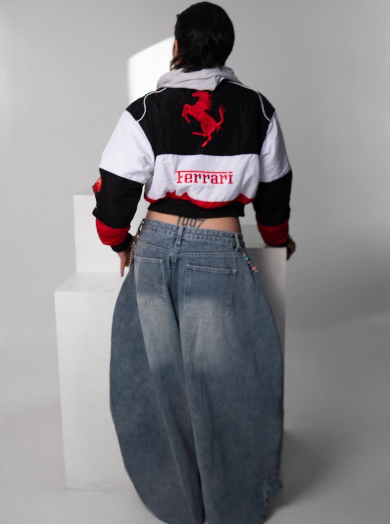 Cropped Ferrari Jacket