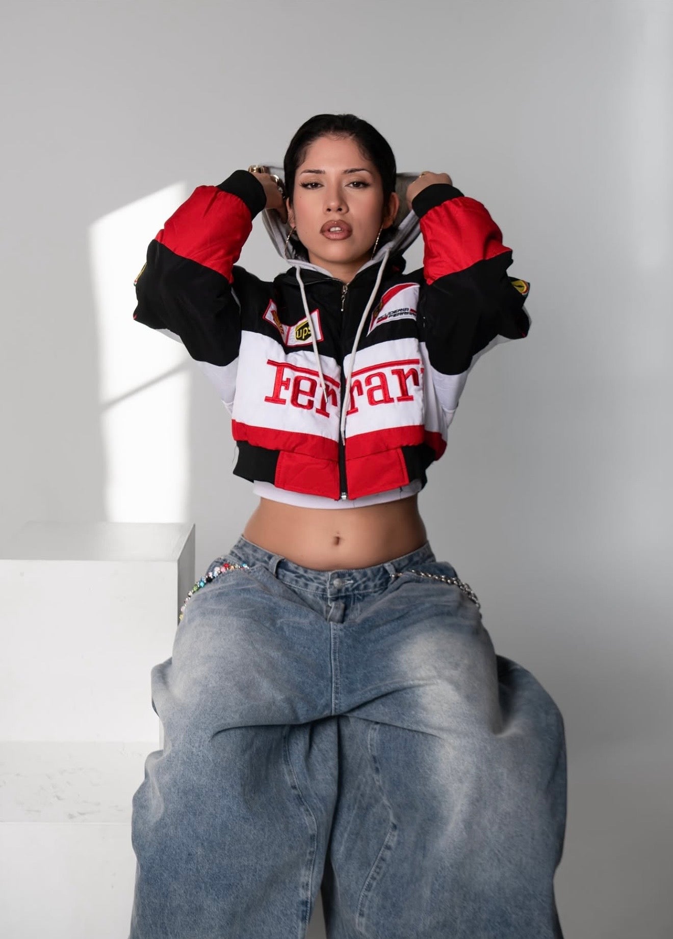 Cropped Ferrari Jacket